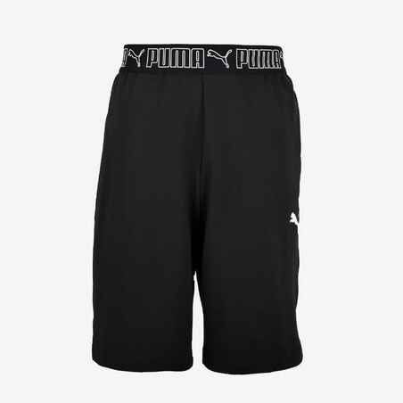 Men's Cotton Fitness Shorts - Black