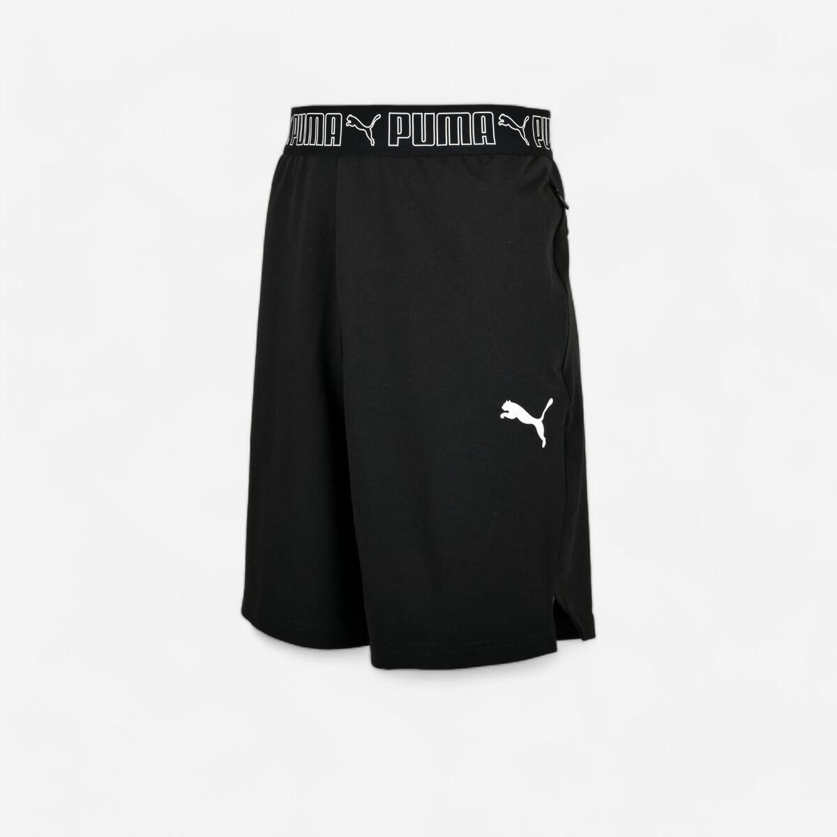 Short PUMA fitness coton homme noir