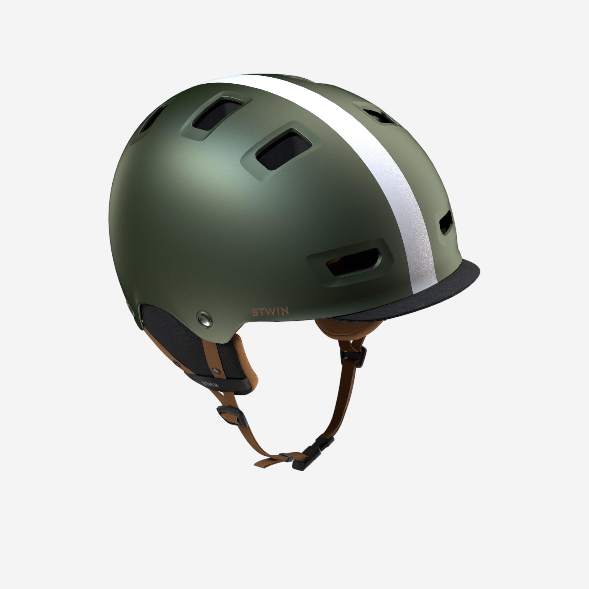Btwin - Casque 540 Bol Vélo Ville Kaki - Casque - Velos Et Equipements Ville / Pliant - - 40m - Decathlon