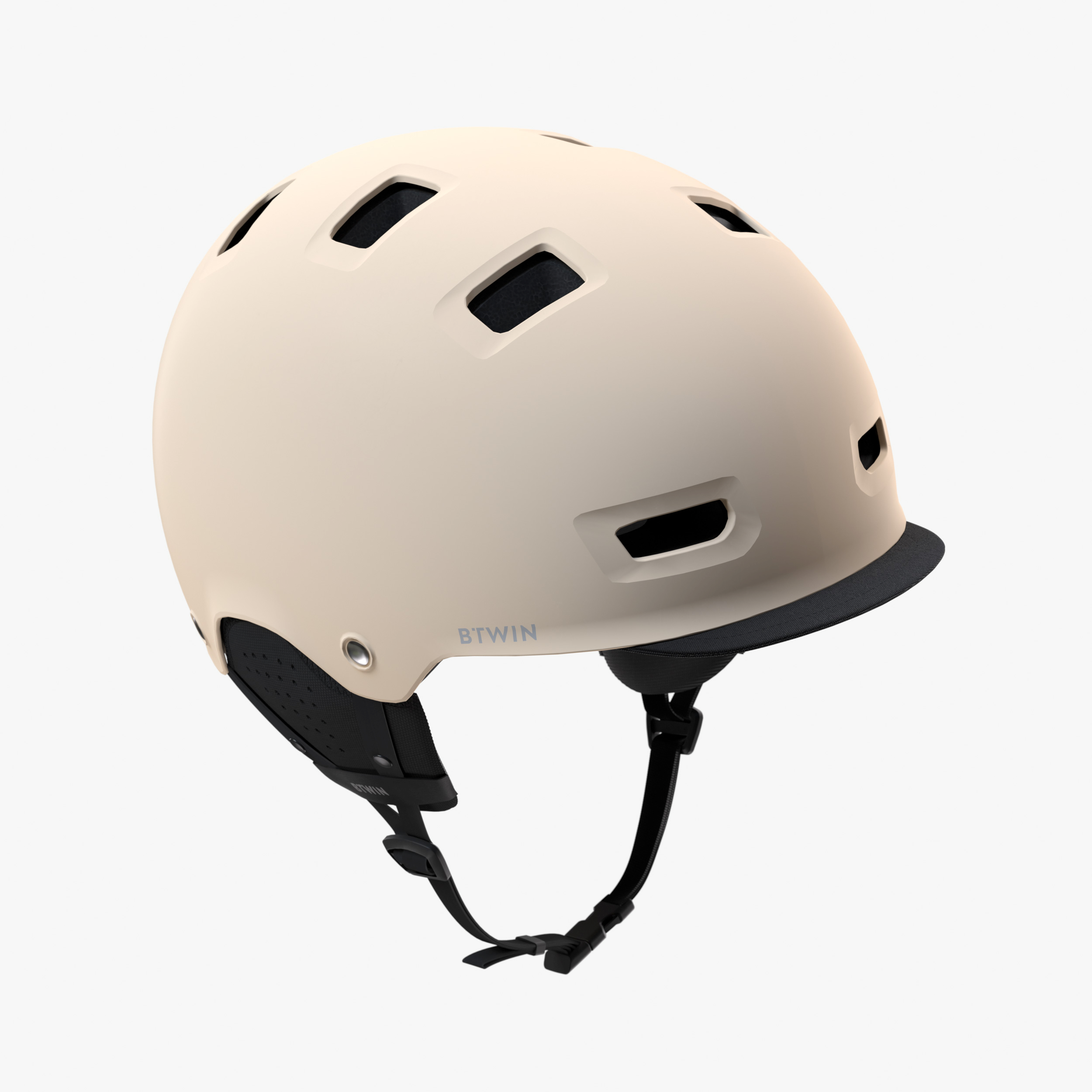 Casque bol vélo ville - beige