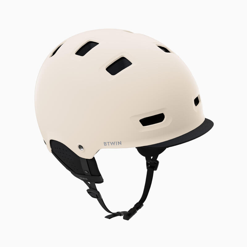 Capacete de Ciclismo Bege