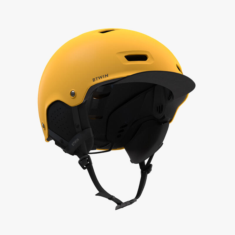 Casco Bicicleta Ciudad Amarillo Bol