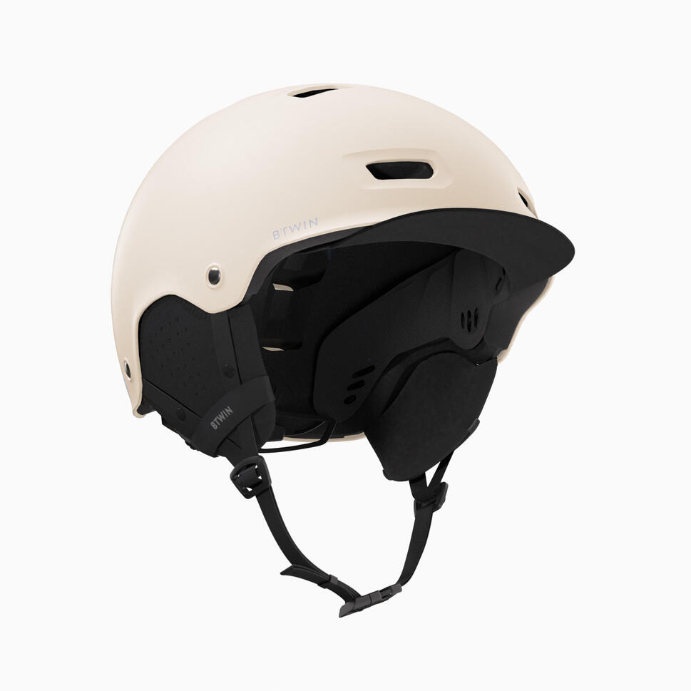 Kask na rower miejski Btwin 500 Orzeszek