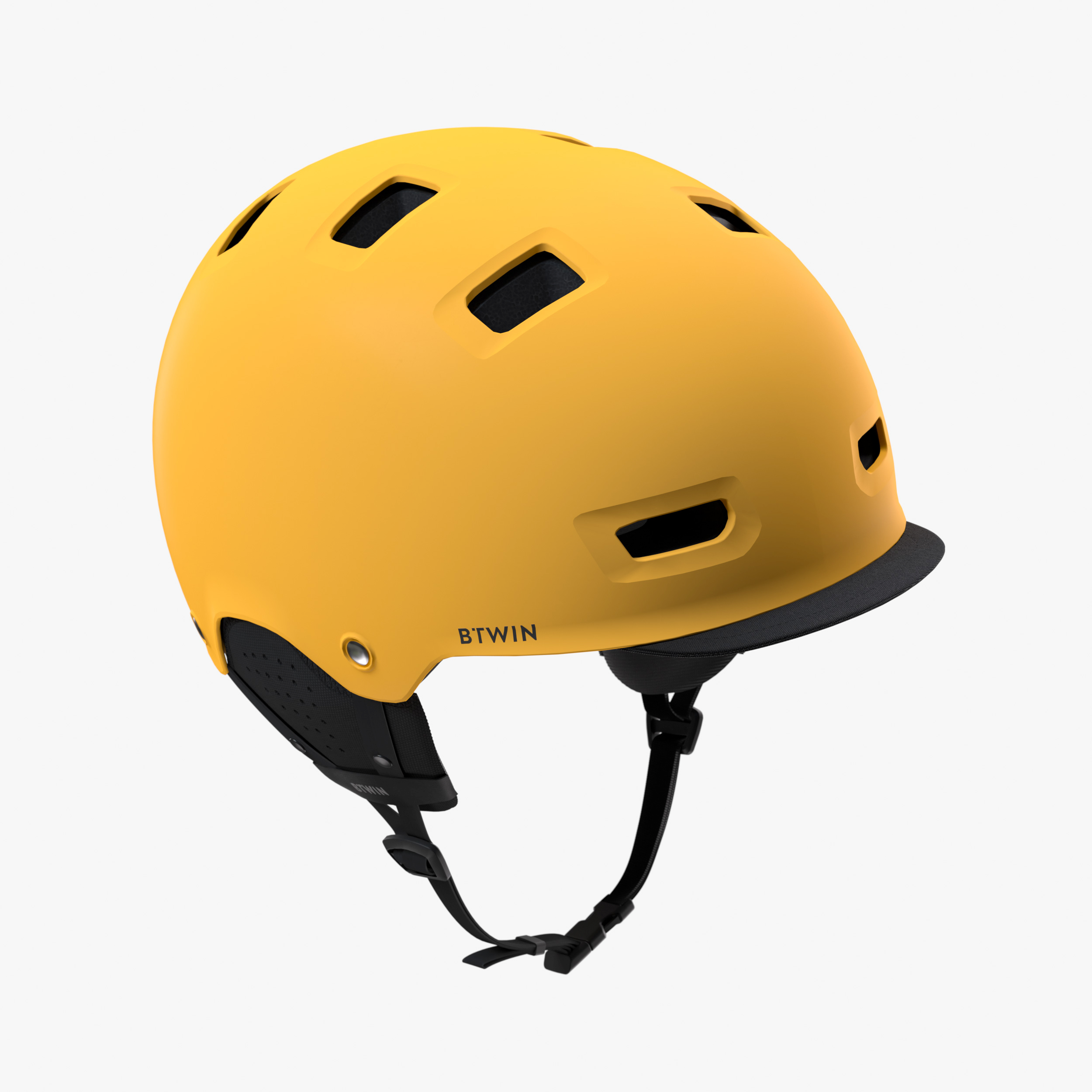 Casque bol vélo ville - jaune