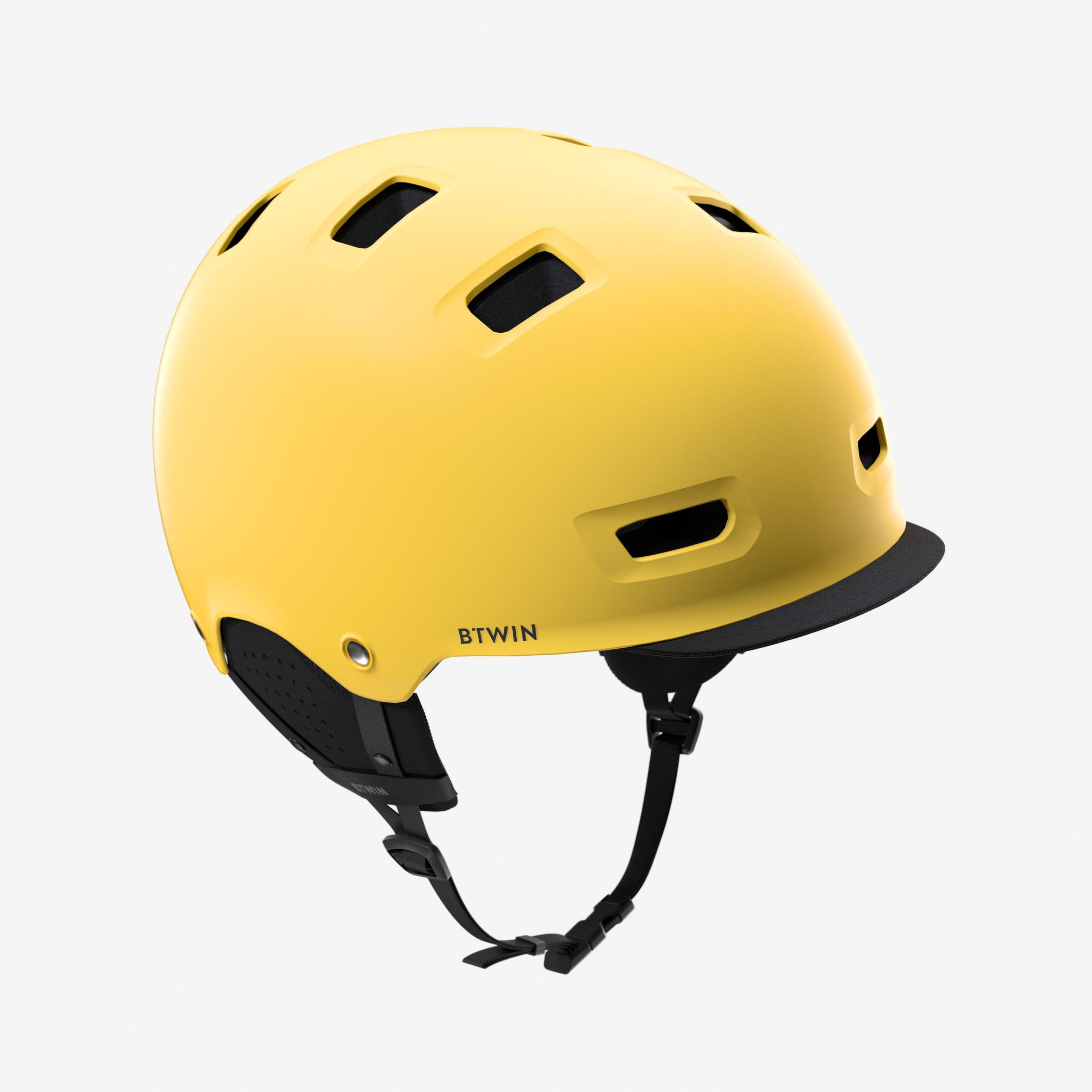 Btwin - Casque Bol Vélo Ville - Jaune - Casque - Velos Et Equipements Ville / Pliant - - 40m - Decathlon