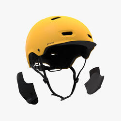 Casco bicicleta urbana adulto Btwin 500 amarillo - Decathlon