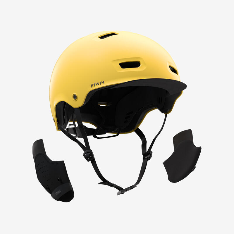 Casque bol vélo ville - jaune