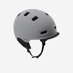 Casque bol vélo ville - gris