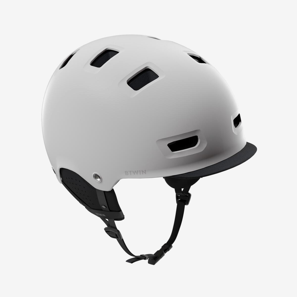 Casque bol vélo ville - gris