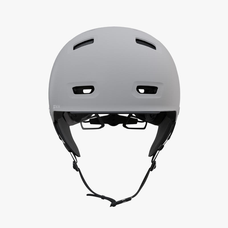 Casque bol vélo ville - gris