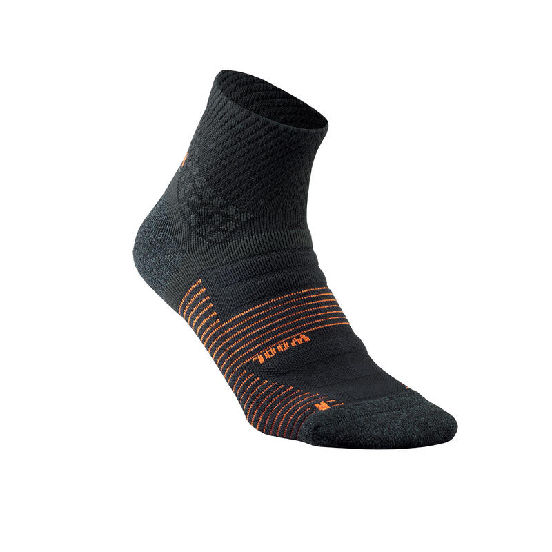 Chaussettes randonnée - hike 900 mid noire - lot de 2 paires