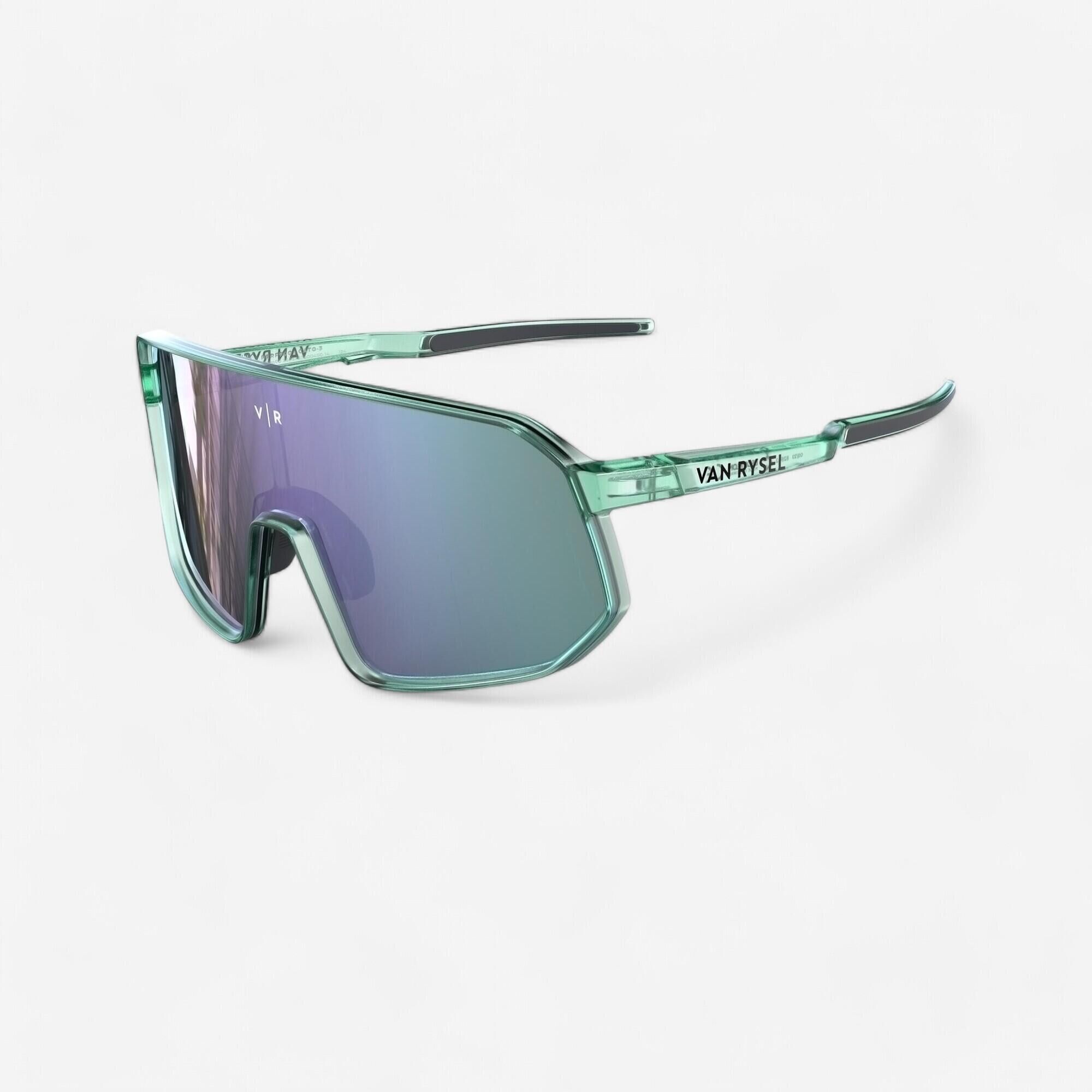 VAN RYSEL Cycling Cat 3 Sunglasses RoadR 900 Perf - Translucent