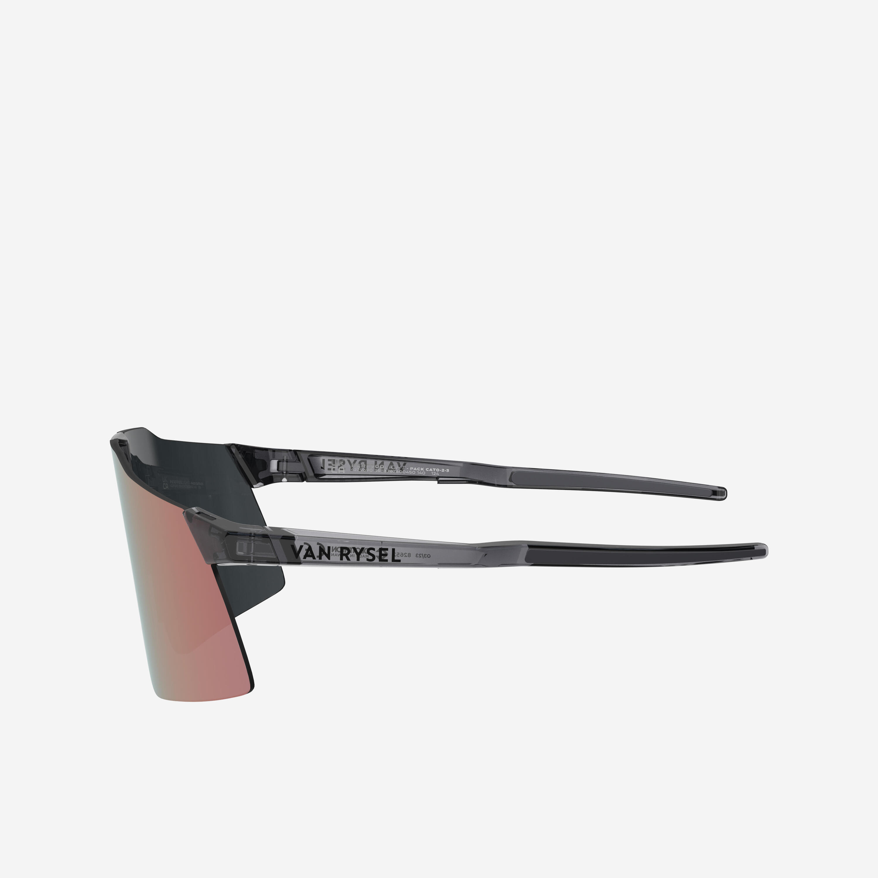 Cycling Cat 3 Sunglasses RoadR 900 Perf Light - Translucent Black 3/5