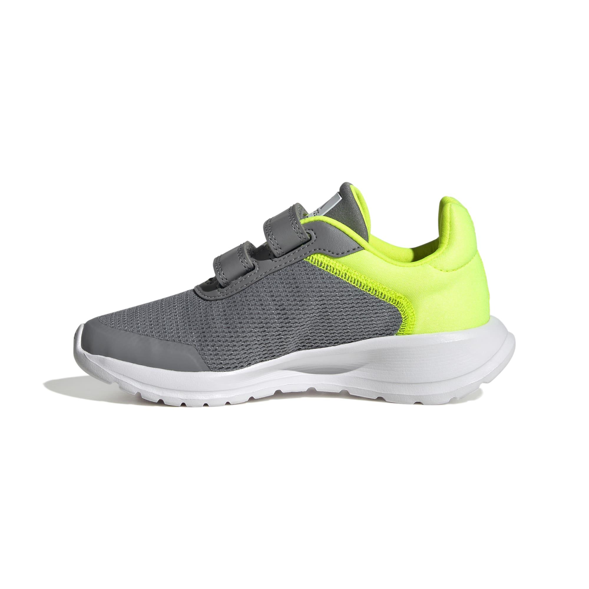 Kids' Shoes Tensaur Run - Grey / White / Yellow 3/8