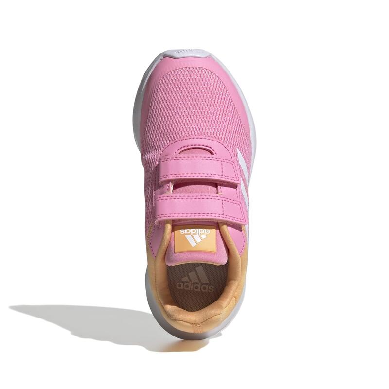 CALÇADO DE CAMINHADA CRIANÇA TENSAUR RUN ADIDAS ROSA/BRANCO/LARANJA