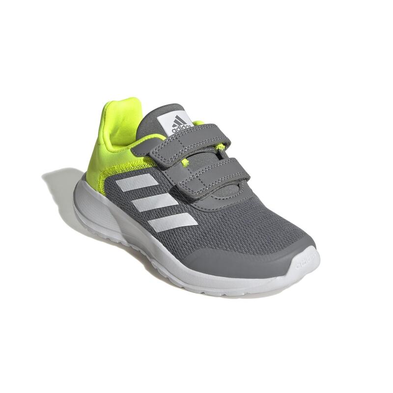 ADIDAS Laufschuhe Kinder - Tensaur Run grau/weiß/gelb