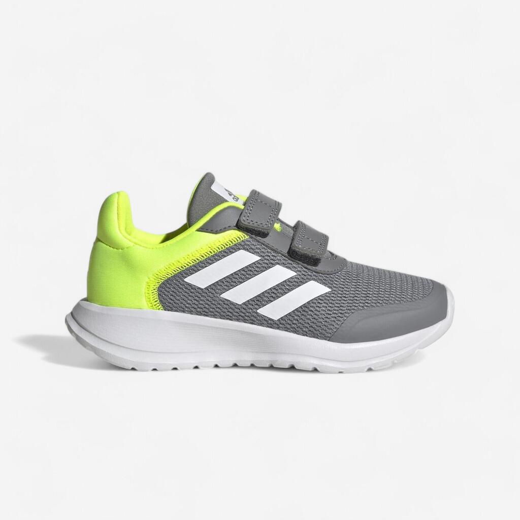 ADIDAS Laufschuhe Kinder - Tensaur Run grau/weiß/gelb