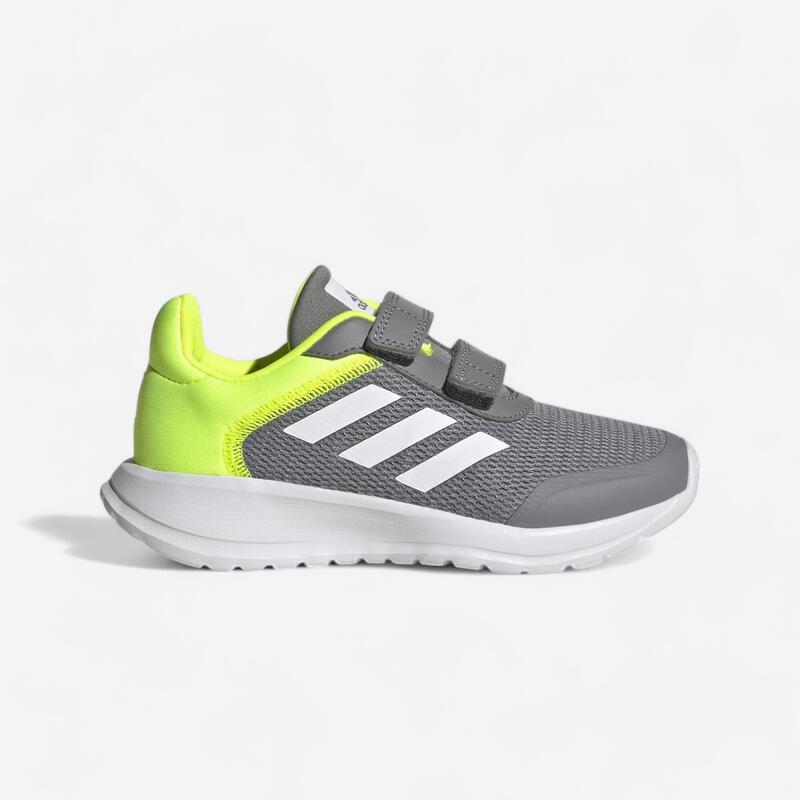 CHAUSSURES TENSAUR RUN ADIDAS ENFANT GRIS BLANC JAUNE