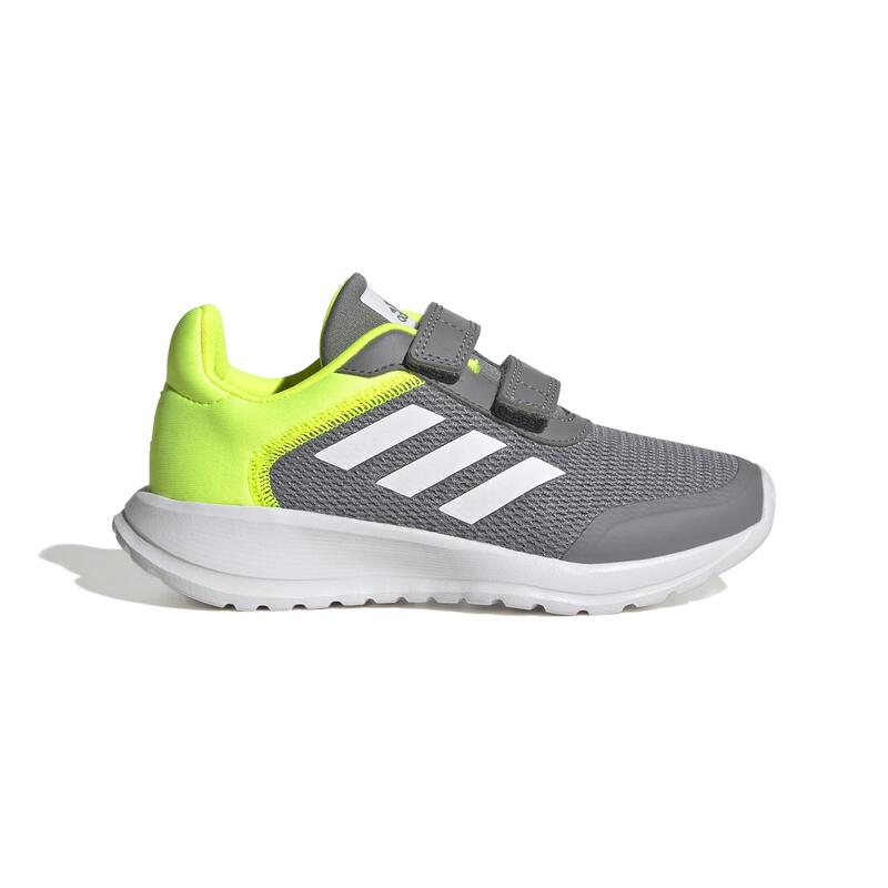 CHAUSSURES TENSAUR RUN ADIDAS ENFANT GRIS BLANC JAUNE