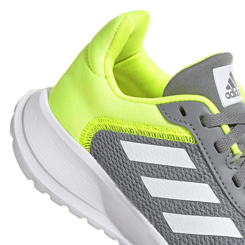 CHAUSSURES TENSAUR RUN ADIDAS ENFANT GRIS BLANC JAUNE