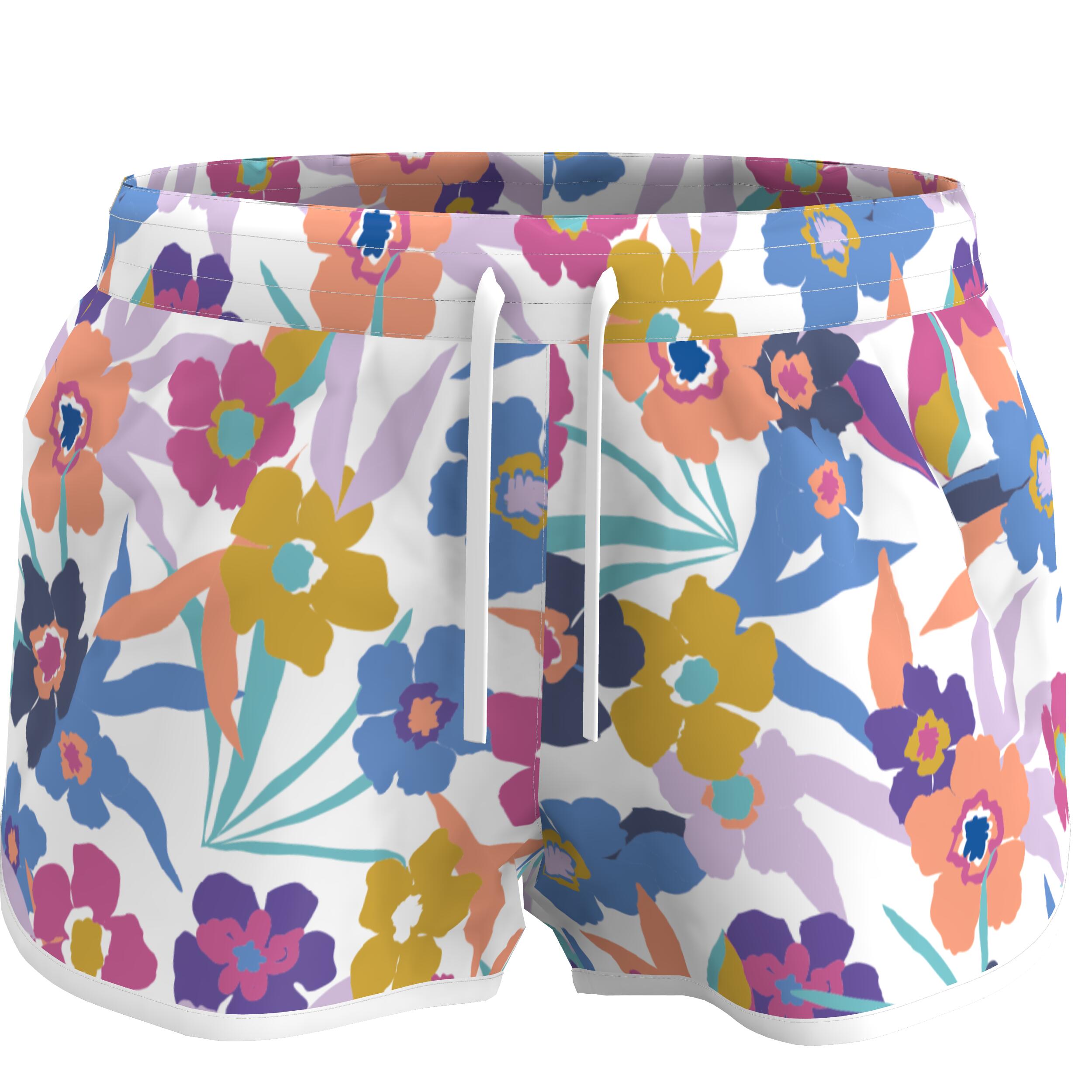 Girls’ Surfing Swim Shorts - Katy Azalea Ages 8-15 - OLAIAN