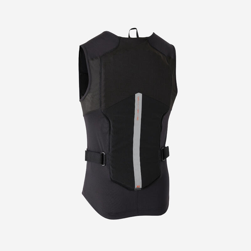 Gilet de protection dorsale vtt, ski et snowboard homme dbck 900 - noir