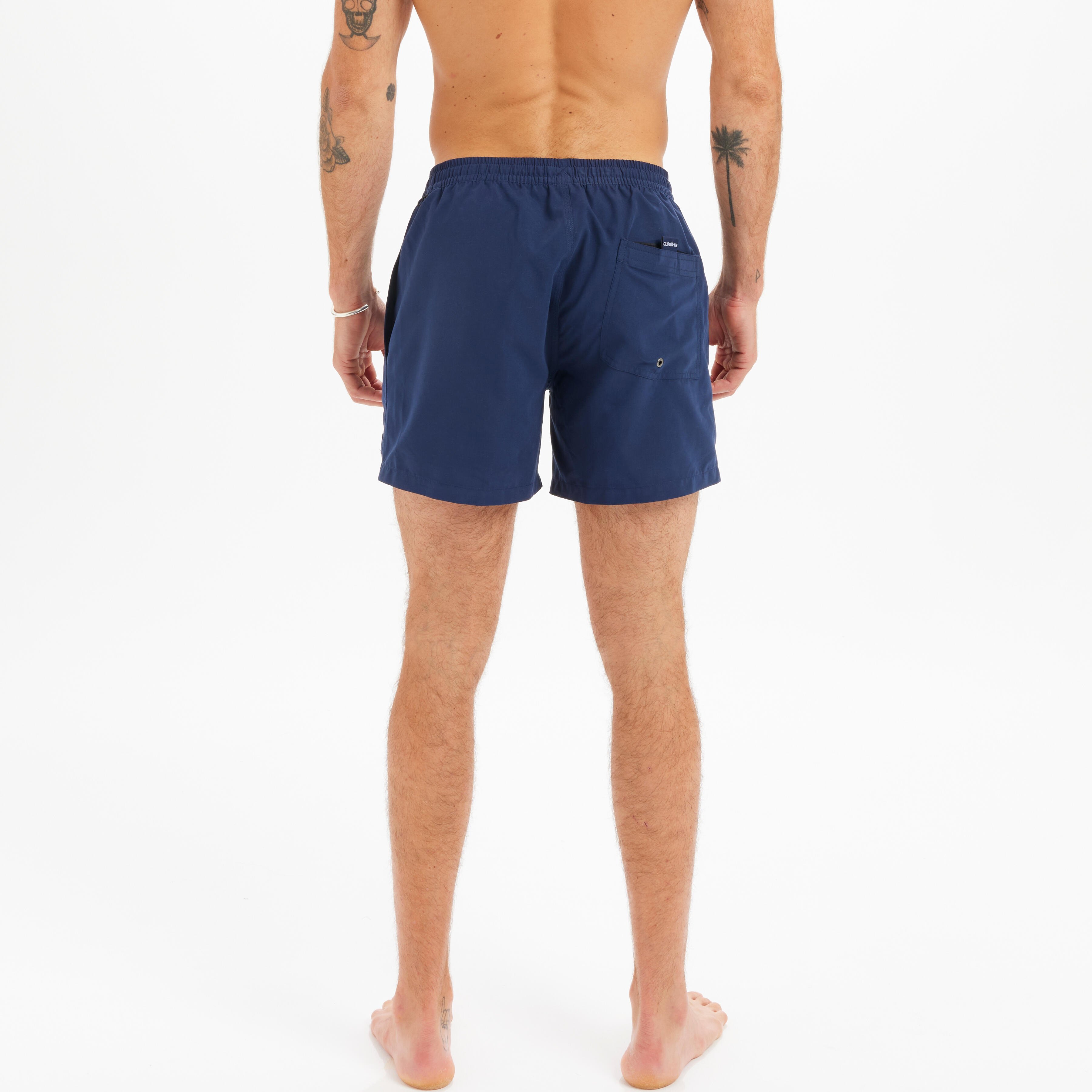 Pantaloncini da bagno corti da uomo - Volley blu navy