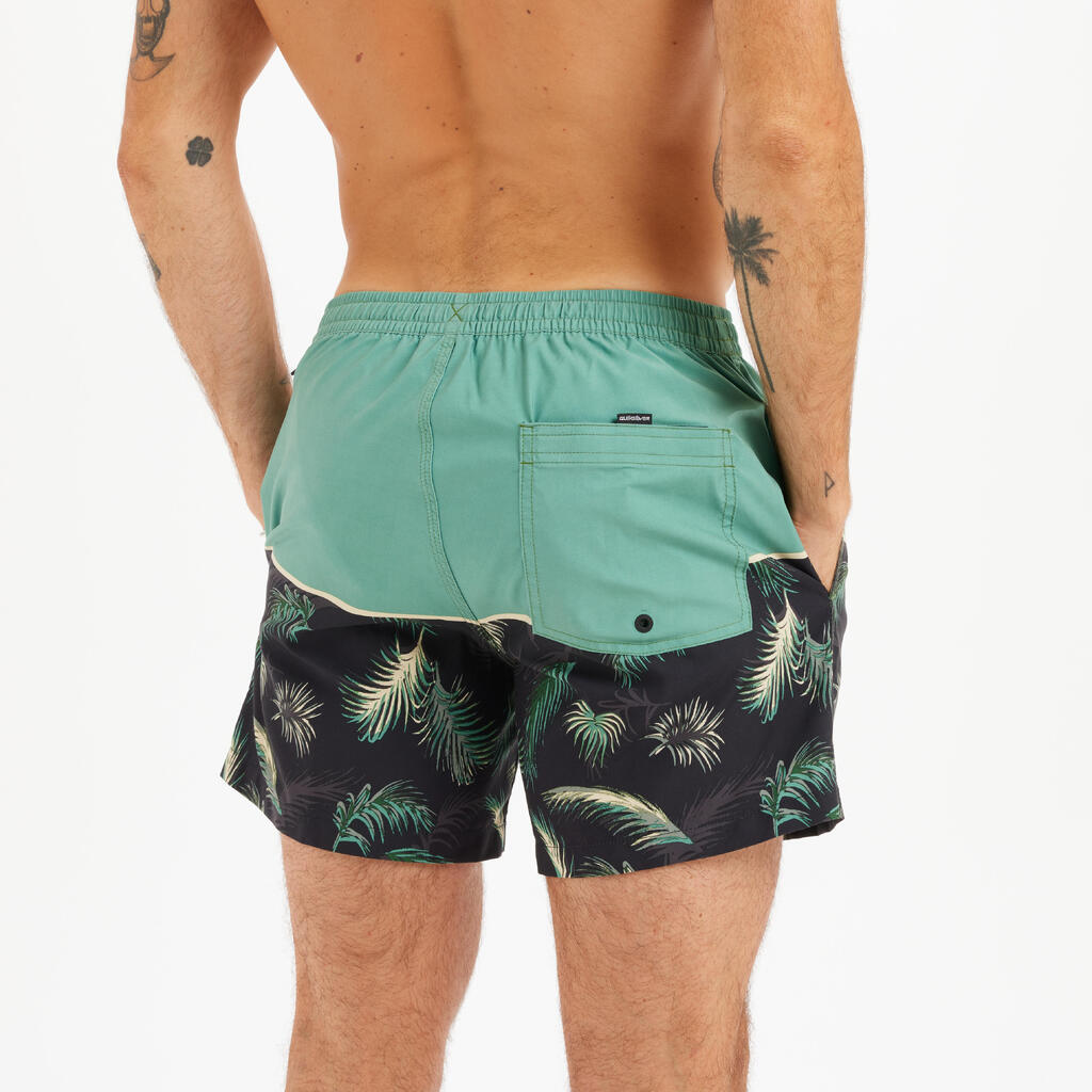 Meeste lühikesed ujumispüksid Quiksilver Volley Tropical, rohelised