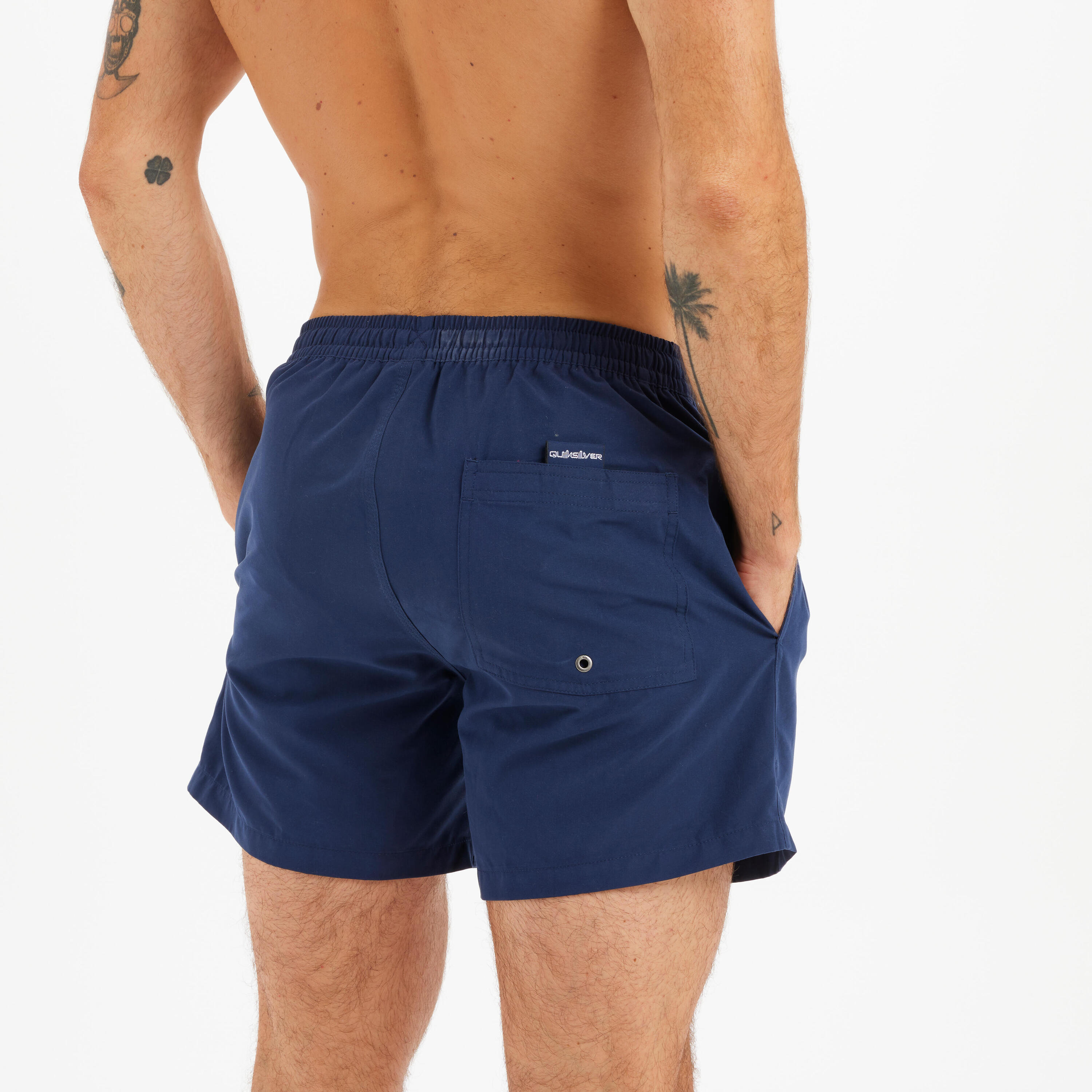 Boardshorts kurz Herren - Quiksilver Volley marineblau 4/4
