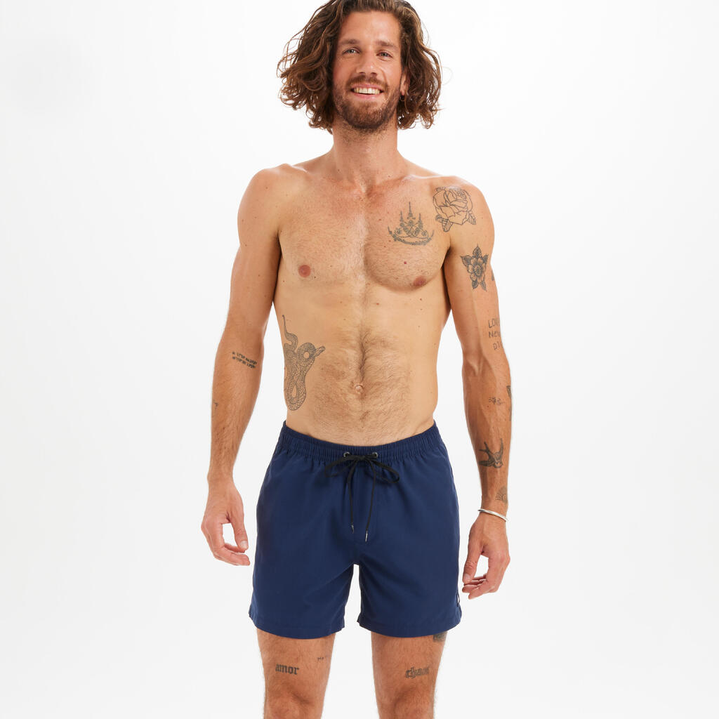 Men's short swim shorts QUIKSILVER VOLLEY navy blue