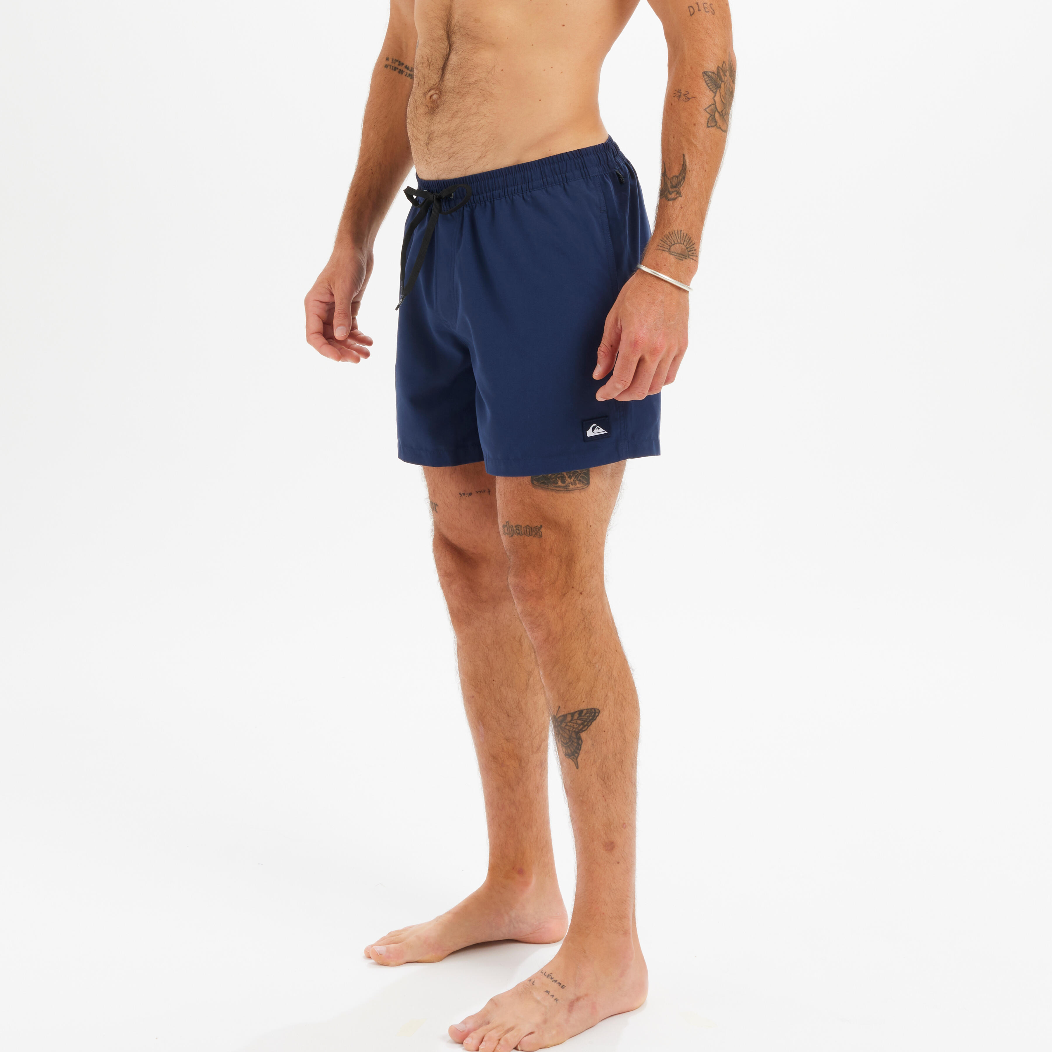 Pantaloncini da bagno corti da uomo - Volley blu navy