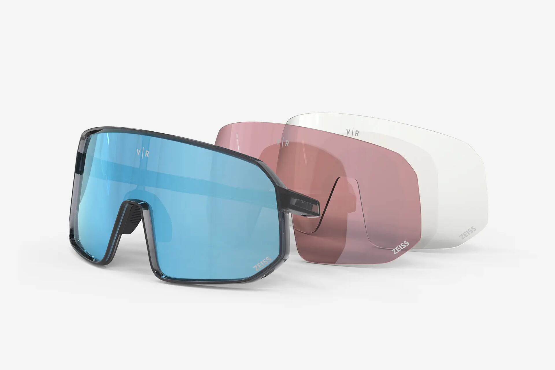 Gafas bici ROADR 900 PERF PACK VERRES ZEISS grises translucide