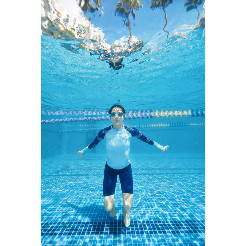 Women's aquafitness-aquabiking jammer swimsuit shorts Mila blue