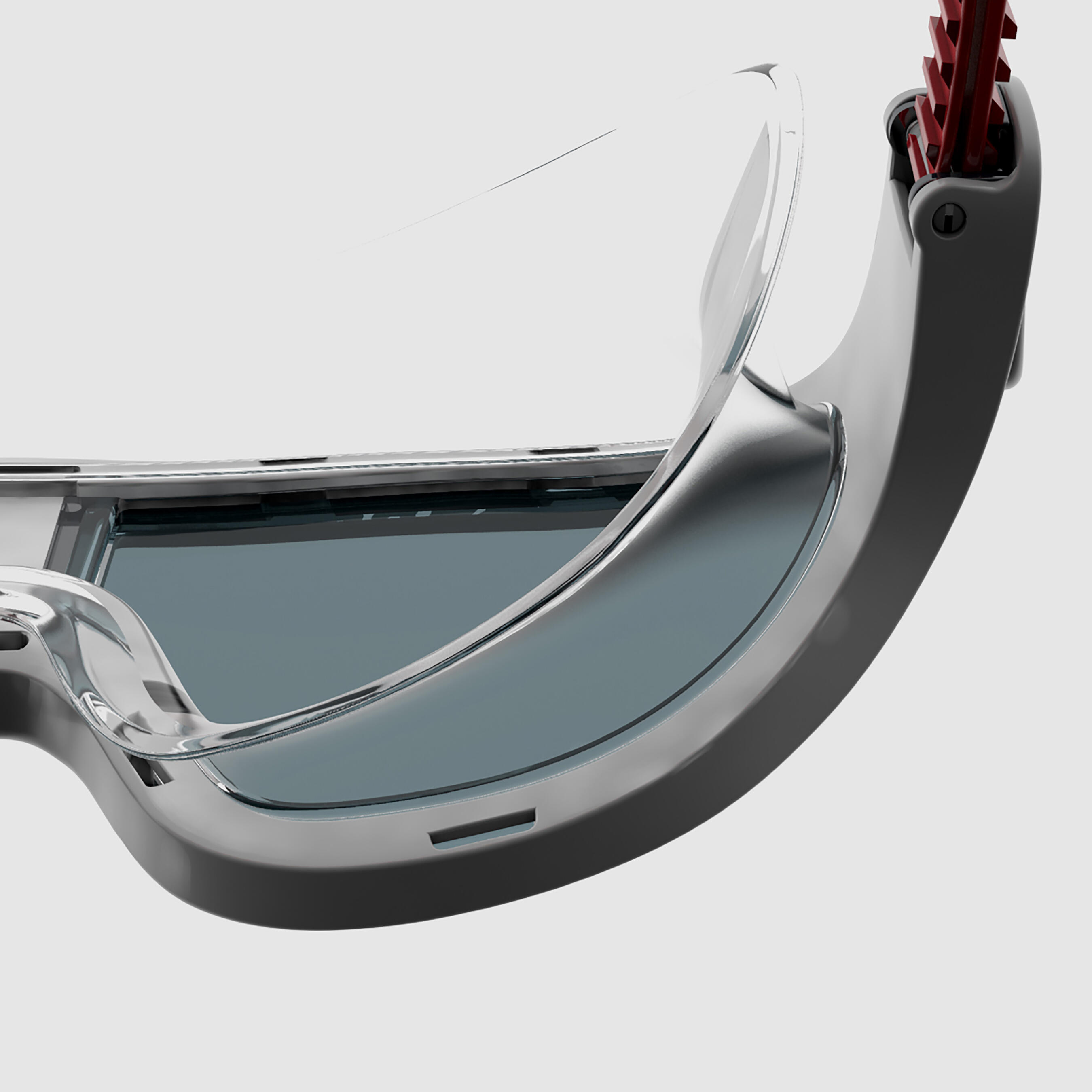 Masque de Natation SPEEDO RIFT Verres Fumés Rouge Gris 8/9