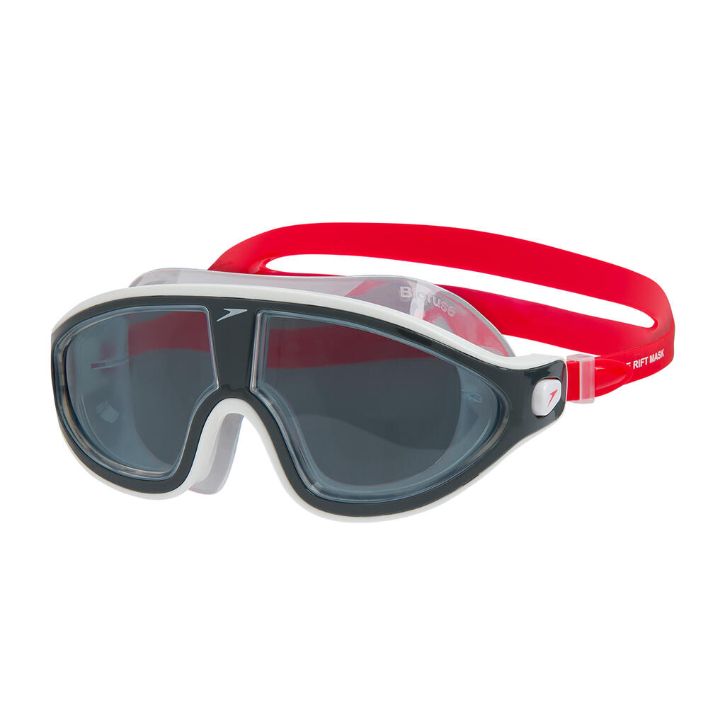 Swimming mask SPEEDO RIFT red grey smoked lenses