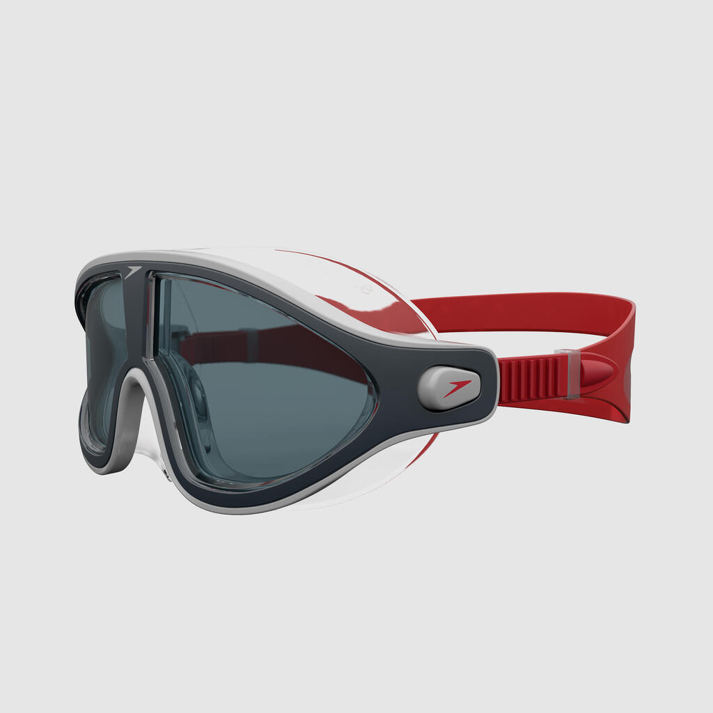 Swimming mask SPEEDO RIFT red grey smoked lenses