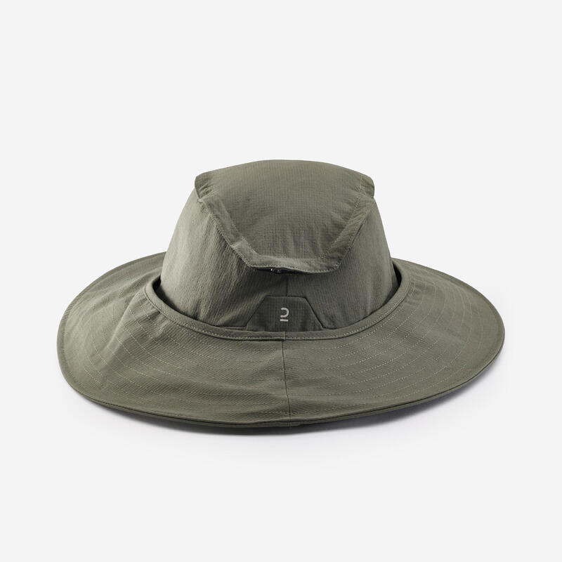 Cappello antizanzare trekking tropicale uomo TROPIC 900 | verde