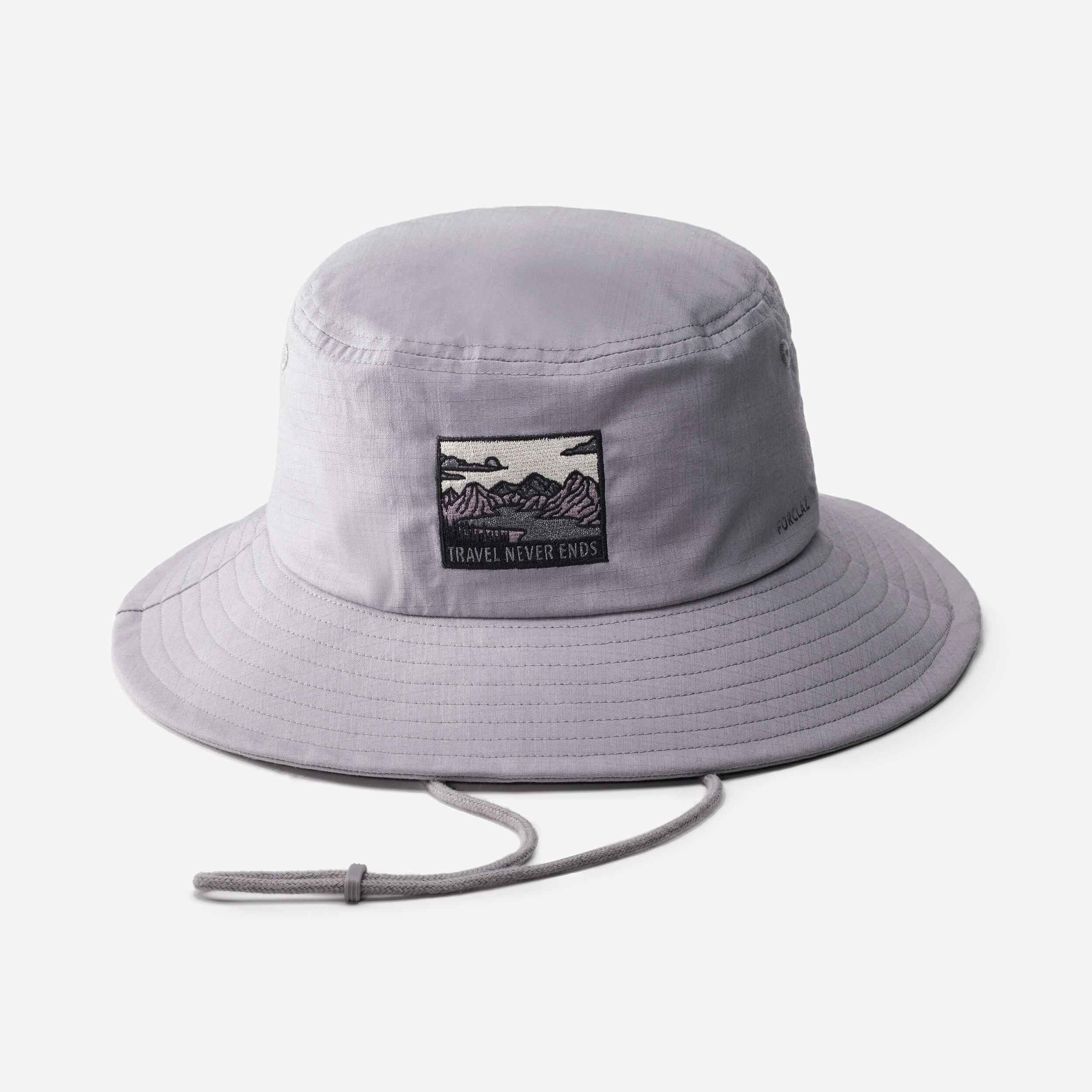 MEN’S ANTI-UV TREKKING HAT - TRAVEL 100 - GREY
