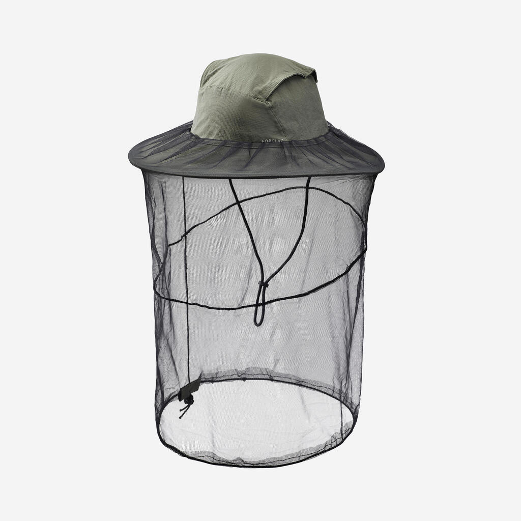 Chapeau anti-moustique homme -tropic 900 kaki