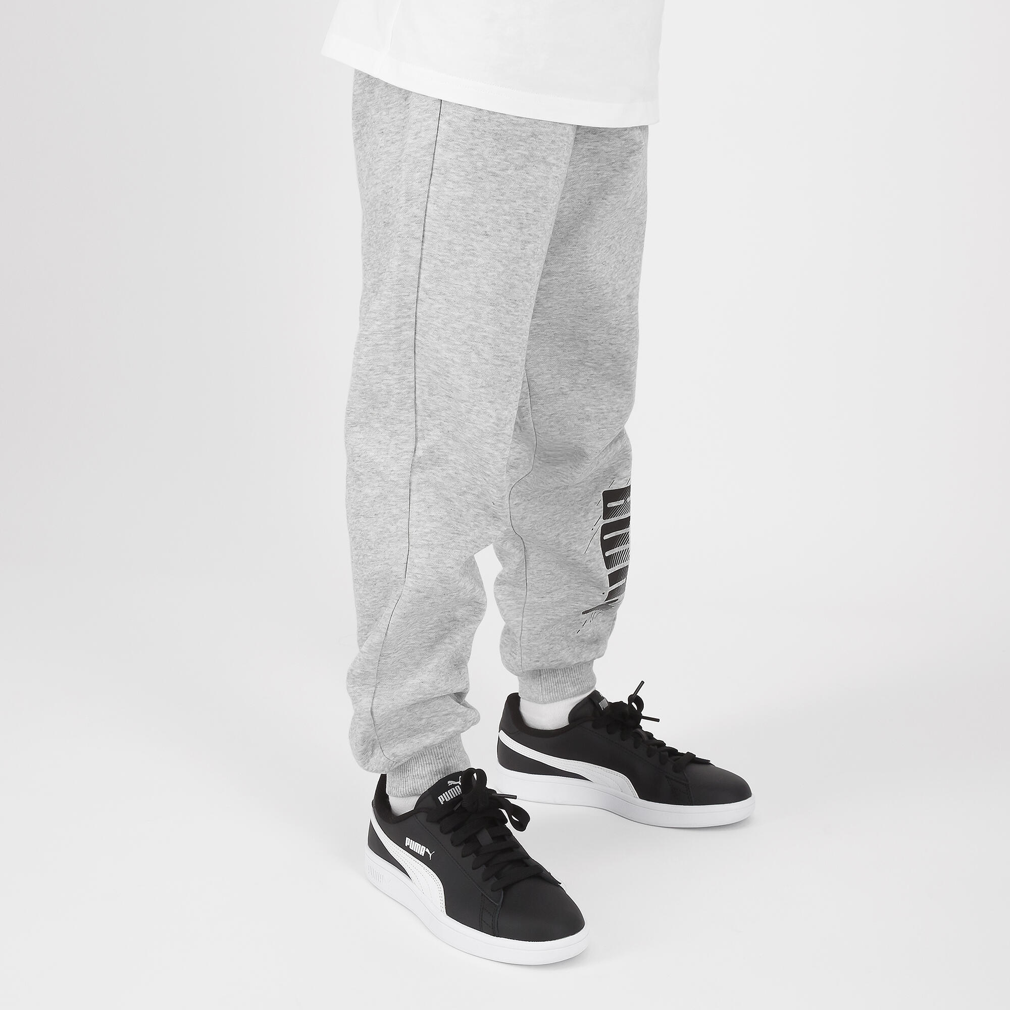 Pantalon jogging imprimé Puma enfant - gris 5/6