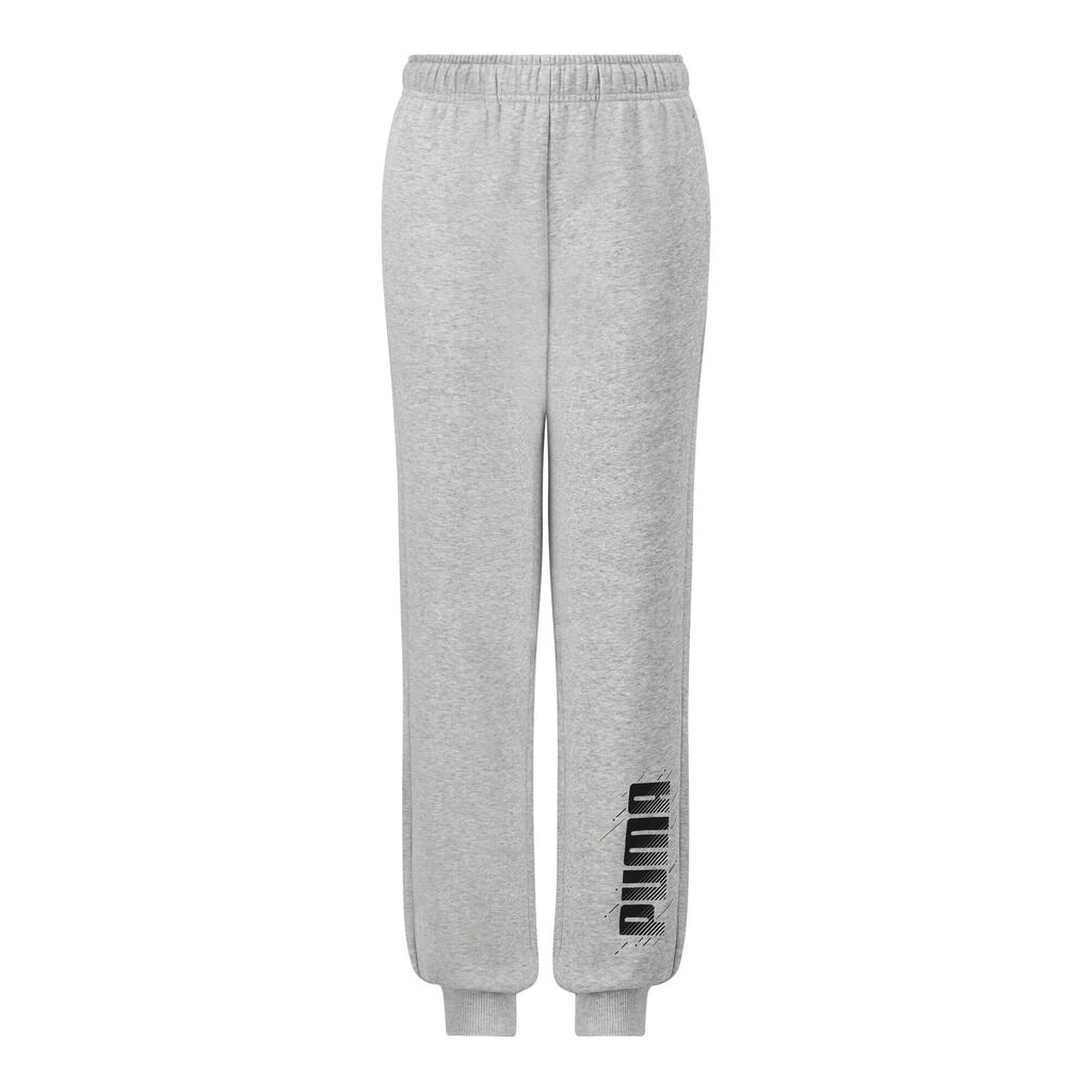 Kids' Printed Jogging Bottoms - Grey