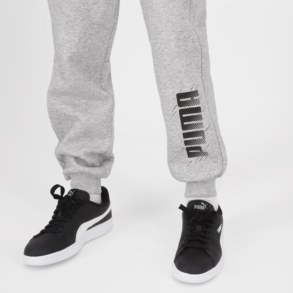 Kids' Printed Jogging Bottoms - Grey