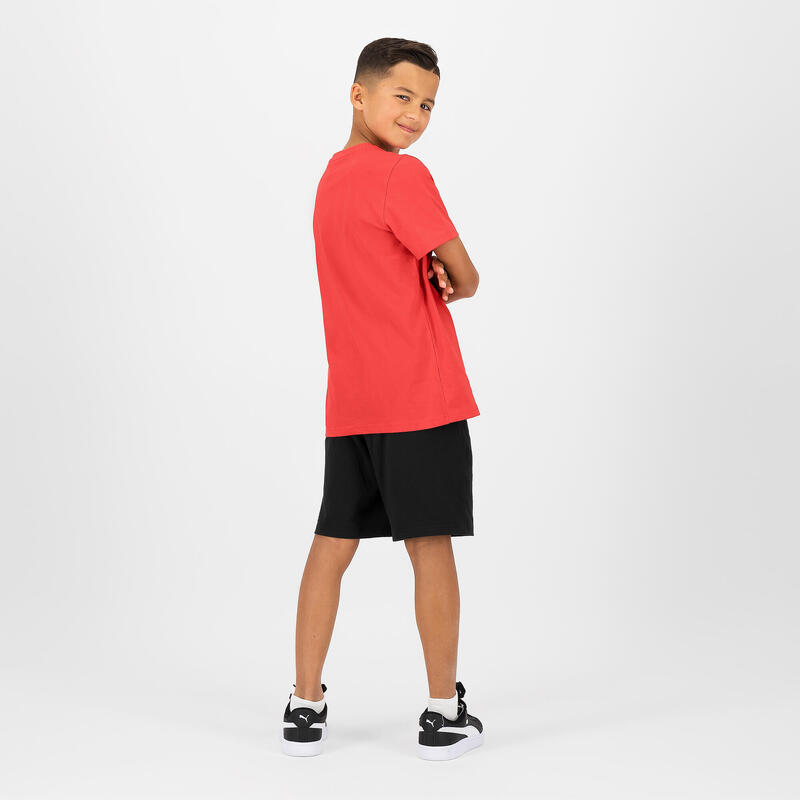 Camiseta Puma Niños Rojo Estampado