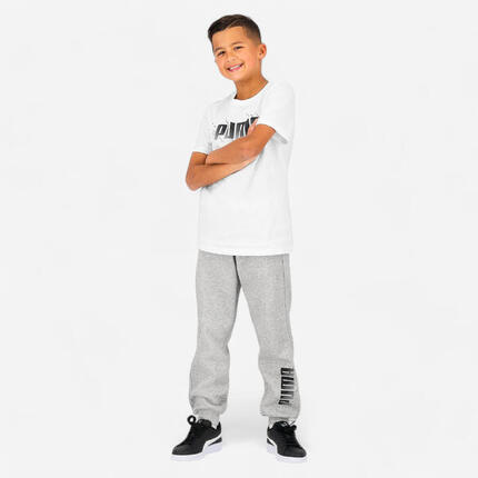 Pantalon jogging imprimé Puma enfant - gris