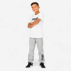 Pantalon jogging imprimé Puma enfant - gris