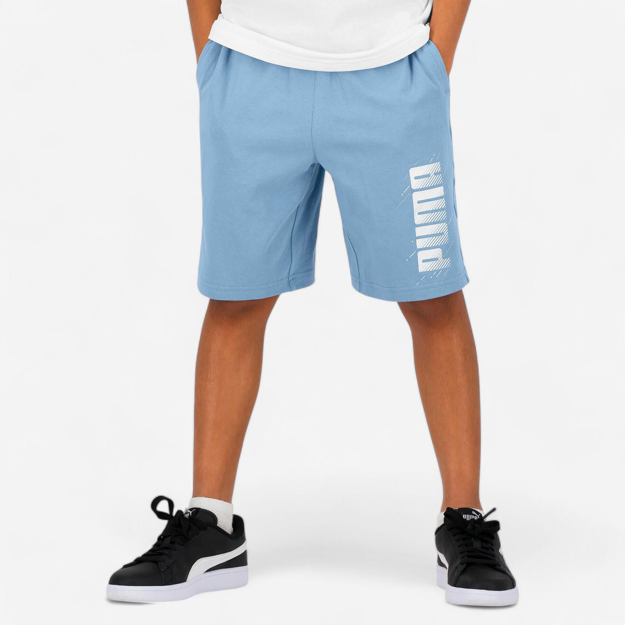 PUMA Pantalón Corto Puma Niños Azul Estampado