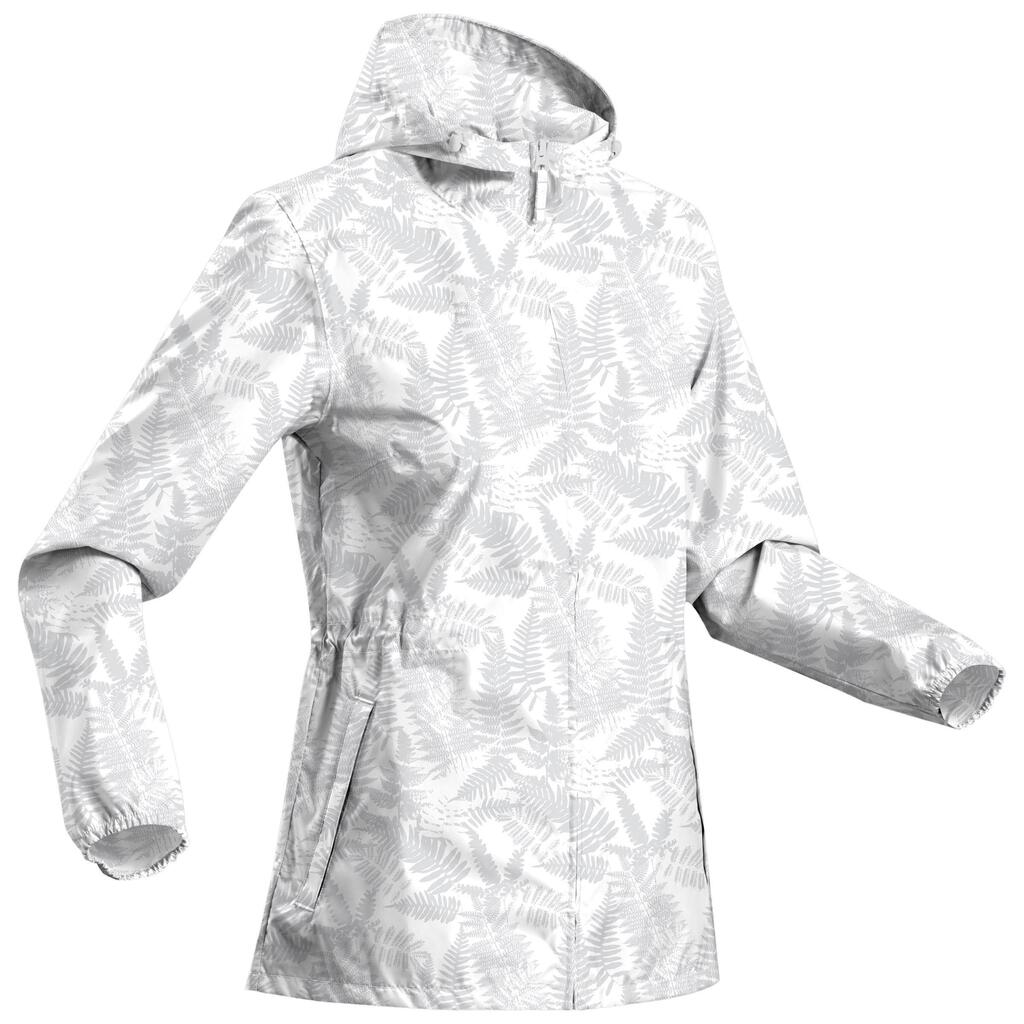 Veste coupe vent et déperlante de randonnée - Raincut Full Zip - Femme