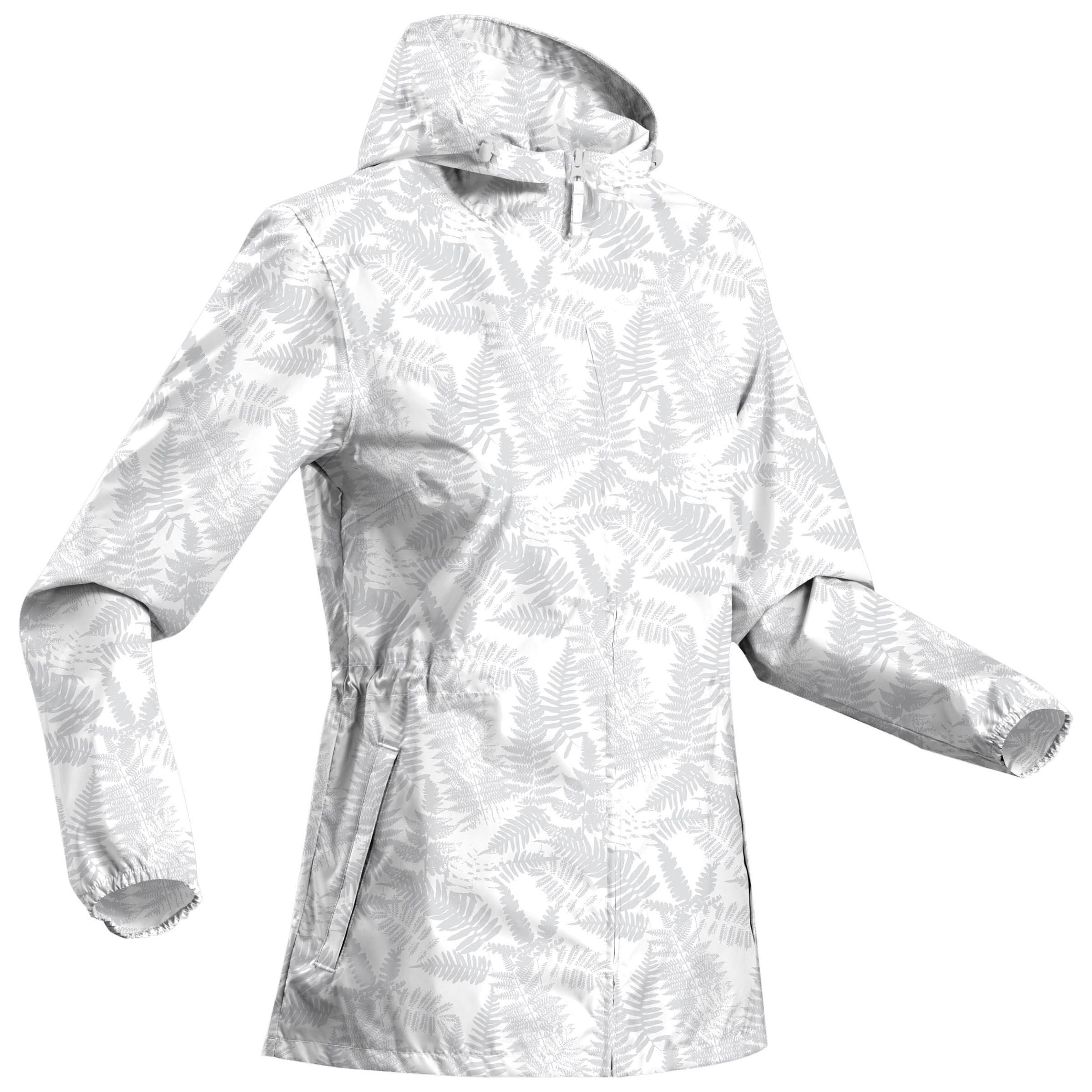 Regenjacke Damen winddicht wasserabweisend Wandern - Raincut Full Zip