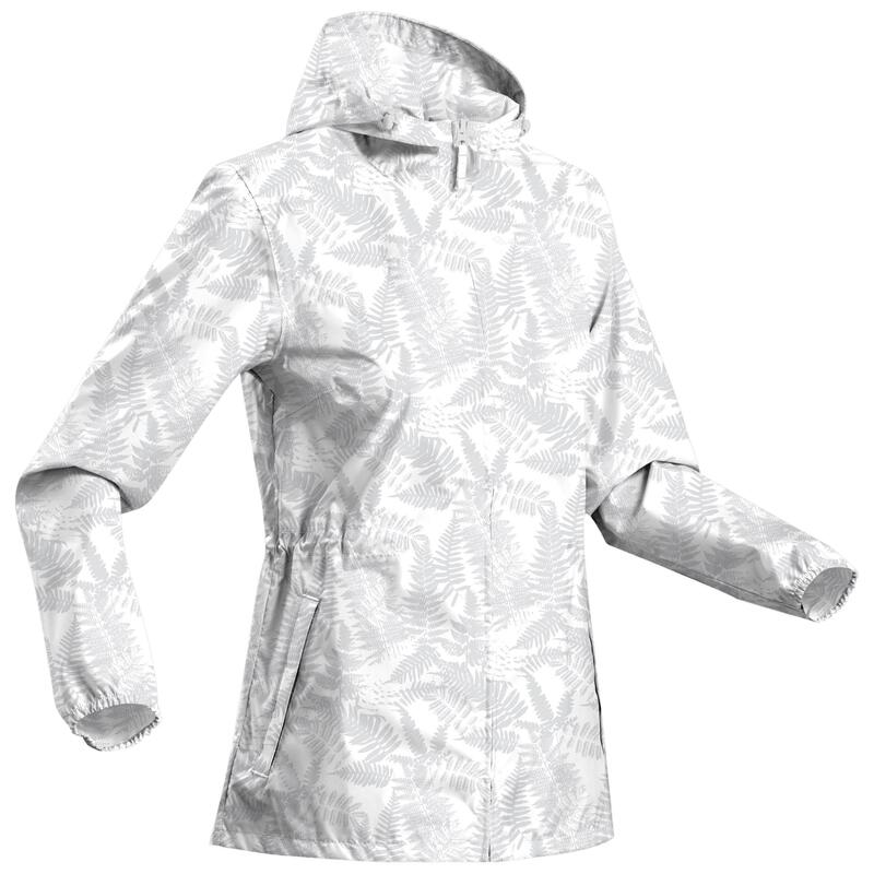 Veste coupe vent et déperlante de randonnée - Raincut Full Zip - Femme