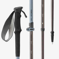 1 fast and precise adjustable hiking pole - MT500 grey